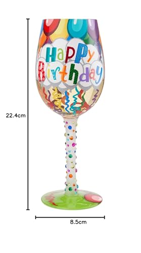 [Lolita] Wine Glass BIRTHDAY STREAMERS 6009211