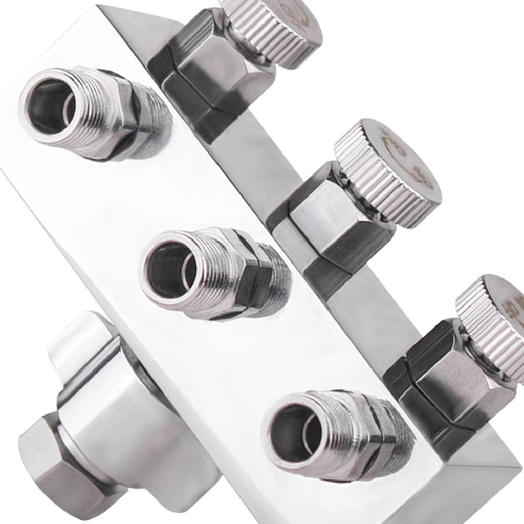 Airbrush Adaptor Professional Air Brush Painting Fitting Repair Tool Adjustment Splitter Airbrush Hose Portable Accessories