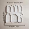 Easy Use Silicone Craft Mould for Customes House Creation Cement Ornaments Gift Making Space Enhancement Tool