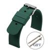 Silikon-Uhrenarmband 18mm 20mm 22mm 24mm Uhrarmband Smartwatch Armband Herren Damen Ersatz-Armband Weiches Rejot Uhrenband