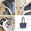 Soft Plush Women's Double Side Shoulder Bag Female Furry Large Shopping Bag Faux Lamb Wool Student Girls Book Tote Handbags