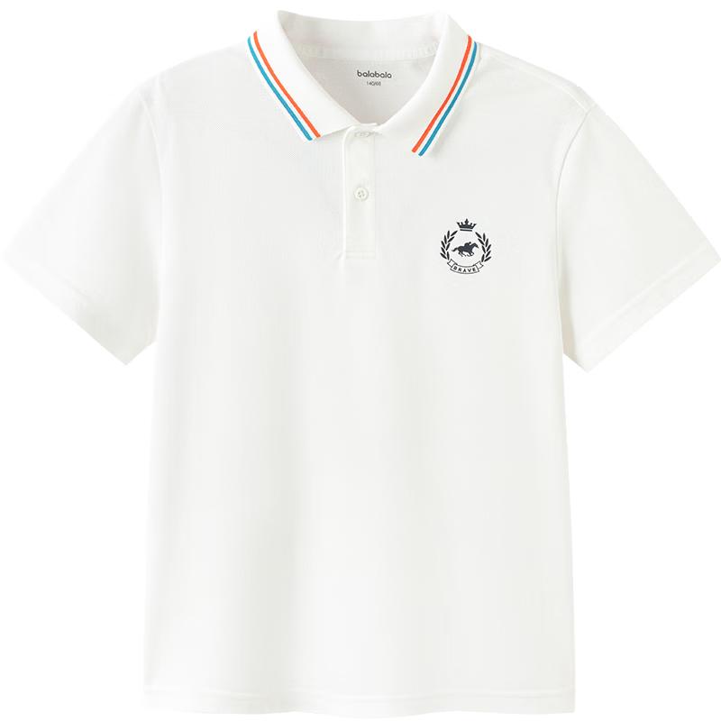 Balabala Boys' Cooling & Breathable Polo T-Shirt