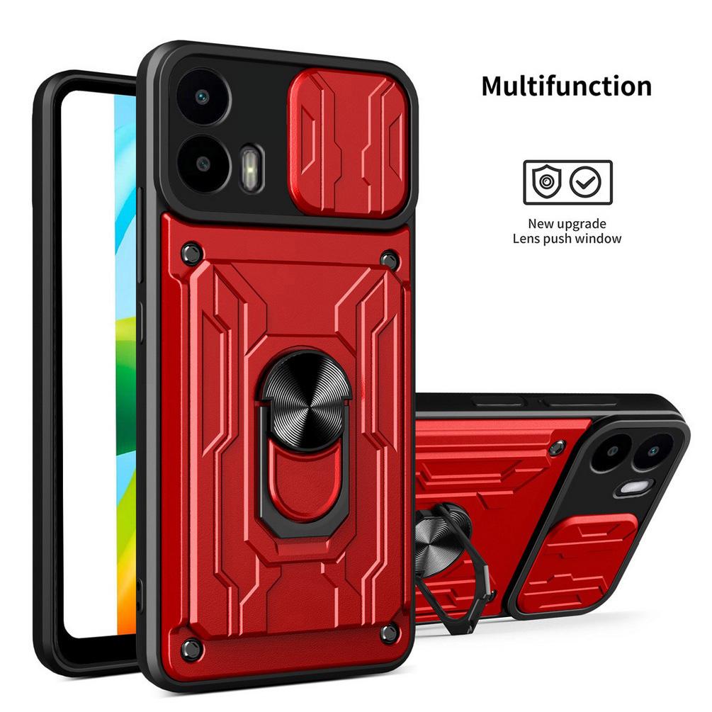 Card slot Camera protect case for Moto G35 G15 G73 E13 G72 G53 G23 G13 G32 G22 G60 G30 G10 Armor Hybrid Ring Cover