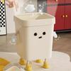 Xuan Yong Cartoon Lidless Press Ring Trash Can