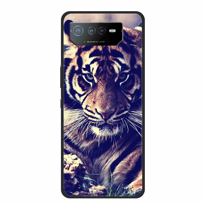 Für Asus ROG Phone 6 Pro Hülle Phone6 Pro Coque Schwarzes TPU Silikon Weiche Rückabdeckung Hülle Für Asus ROG Phone 6D Ultimate Handyhülle