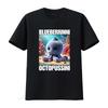 Blueberrinni Octopussini Italian Brainrot Meme T Shirt  vintage Washed designer clothes Unisex Casual Versatile Slightly