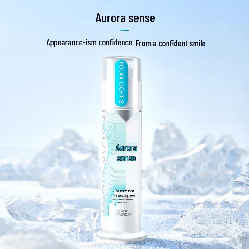 Kalter Säuregeist Aurora Aufhellende Pumpe Zahnpasta