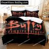 3D-Druck Buffy – Im Bann der Dämonen Bettwäsche-Set Bettbezug Bettwäsche-Set Steppdeckenbezug Kissenbezug Bettdecke King Queen Size Jungen Erwachsene741