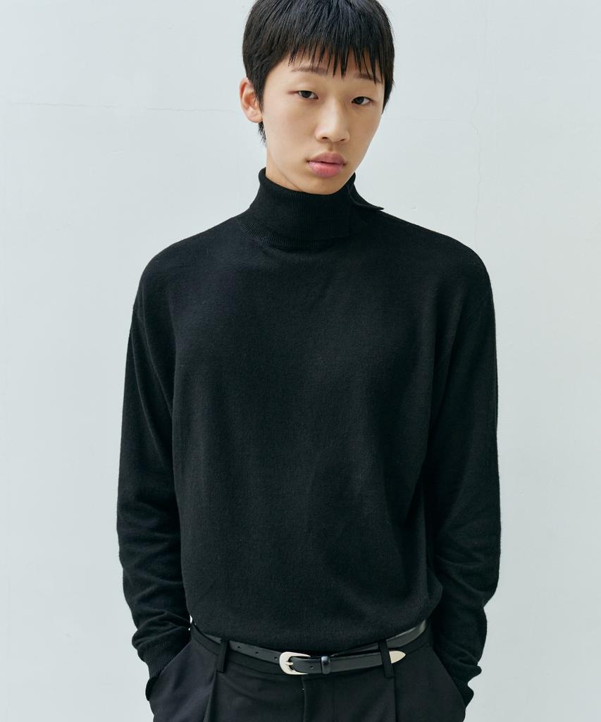 MINAV Cashmere Belle Turtleneck Knit [Ivory]