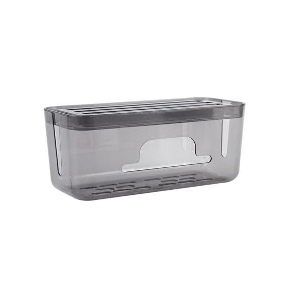 Úložný box Velká velkokapacitní Praktický Power Stripe Zásobník prodlužovací kabel Organizér Box Power Strip Kryt Organizer Box