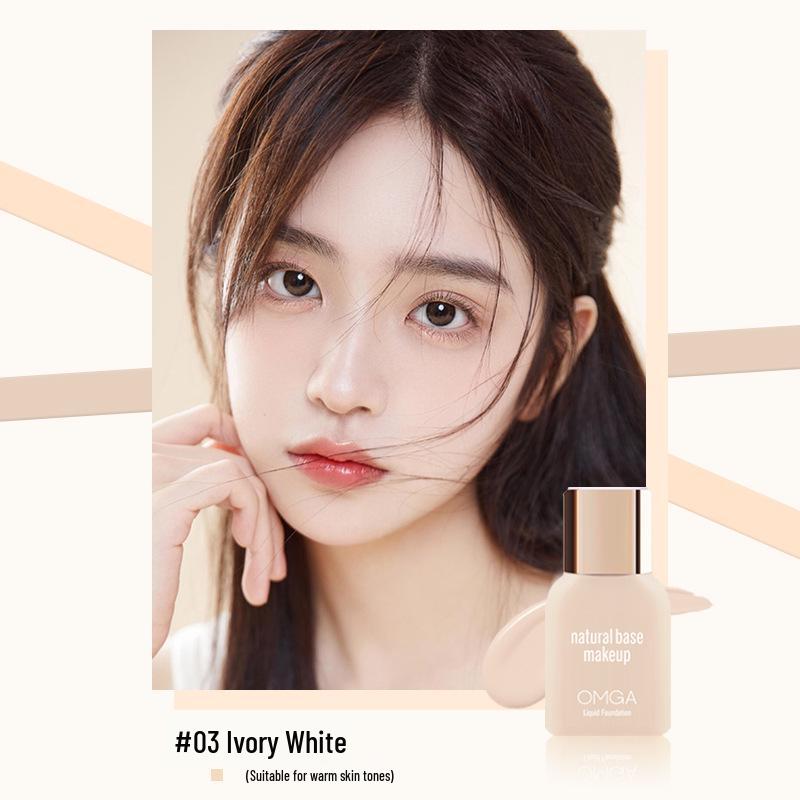 

OMGA Полупрозрачная Стойкая Основа: Контроль жирности, устойчивый к смазыванию, натуральный осветляющий BB-крем и праймер для красивой кожи.