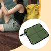 600D Oxford Waterproof Sitting Mat 35x31x1cm Versatile with Carabiner Ground Portable for Picnic
