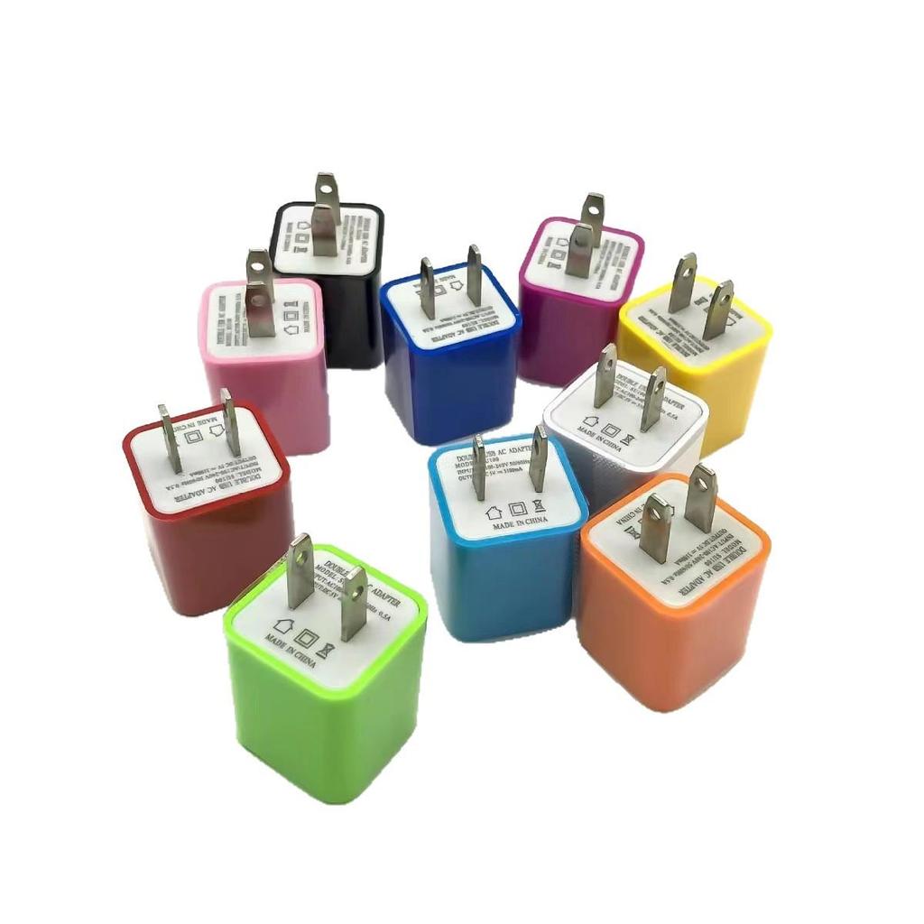 Dual USB Charger 2.1A, Green Dot Multi-function Charging Head, US Standard