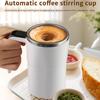 Self Stirring Coffee Mug Rechargeable Electric Automatic Stirrer Cup for Milk Cocoa Protein Powder Hot Chocolate Drinks Beverage