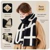 JIUMU Women's 100% Pure Wool Autumn Winter Scarf