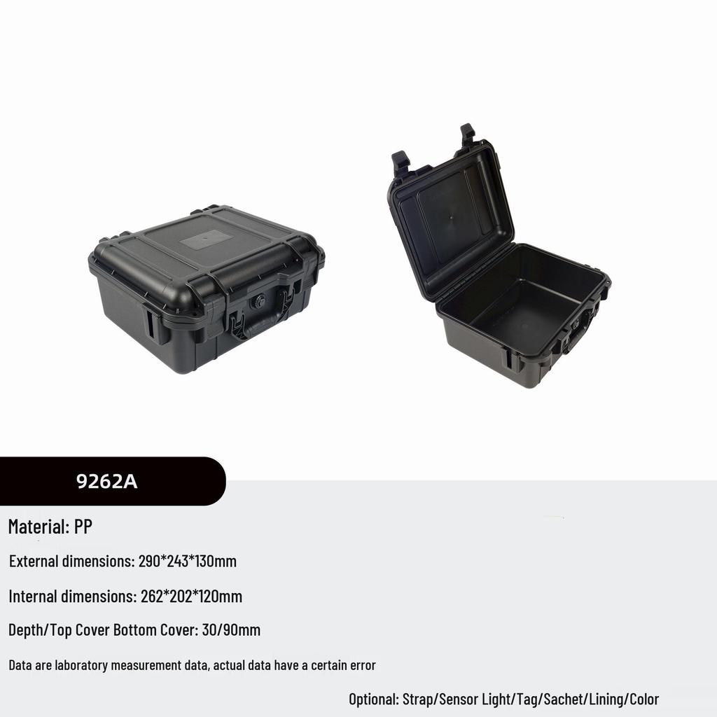 Multi-Size Explosion-Proof, Waterproof, Shockproof Plastic Tool Case with Optional Lining