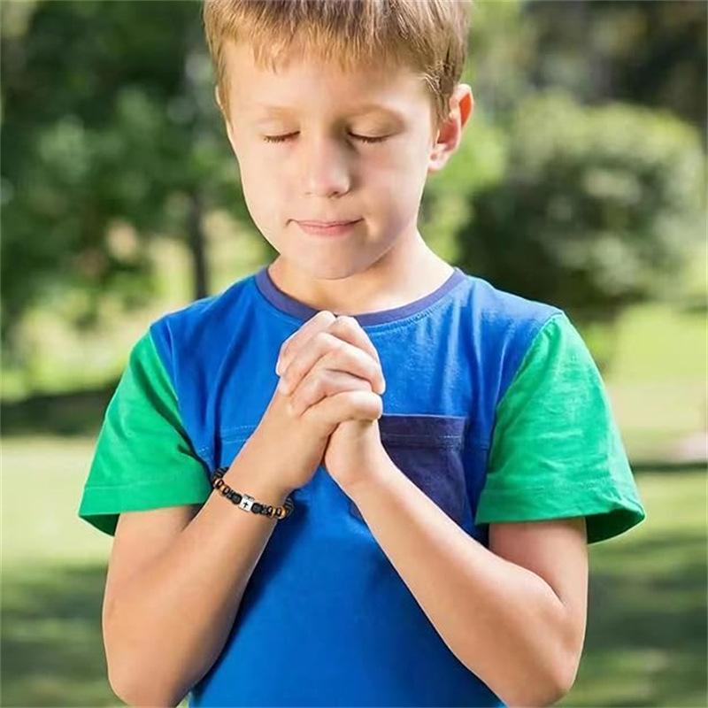 JYL TS Bracelet Adjustable  Square Cross Charm Deepens Faith & Inner Peace