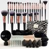 Makeup Brush Set Chic Fragrance Style Beauty Tools Kit Portable Travel Cosmetic Bag Puff Toiletry Makeup Accessories Set