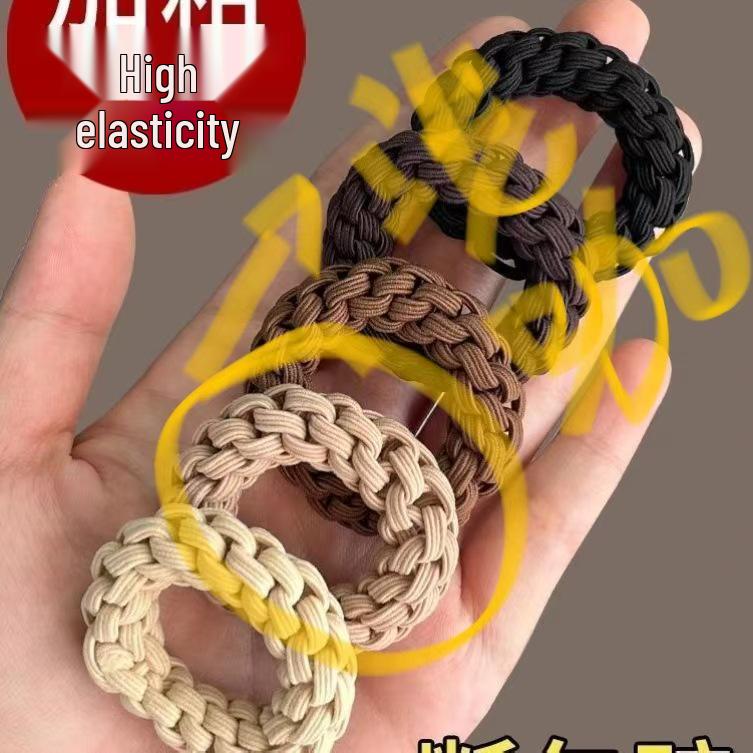 2026 High Elasticity Durable Hair Tie: Thickened Hair Ring for Women, Ideal for High Ponytails