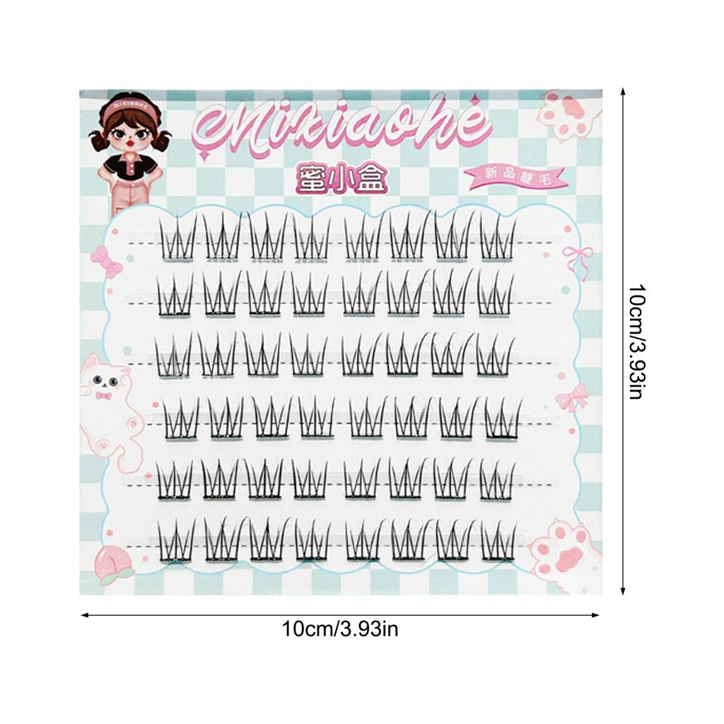 Woman Vivid Daily Lash Clusters Anime Cosplay Lash Extension Suitable For Women Of All Ages