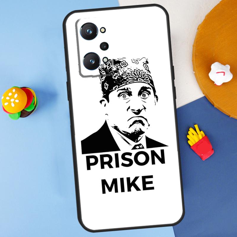The Office Prison Mike For Realme C55 C67 C61 C75 C53 C51 C21Y C25S GT 6 6T 5 GT7 Pro 10 11 12 13 14 Pro Plus Case