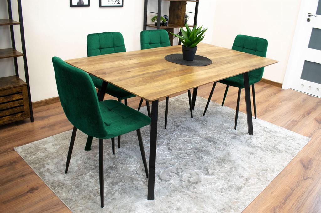 KARA Chair - Dark Green Velvet X 4