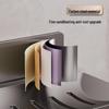 Gunmetal Wall-Mounted Soap Holder, Punch-Free Draining Rack for Bathroom.