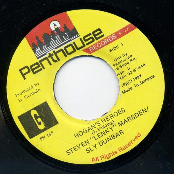 

7inch Record STEVEN LENKY MARSDEN SLY DUNBAR Hogans Heroes NONE Penthouse Recor 1997 Jamaica Reggae Ska Dub Used