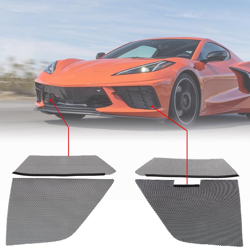 Hochwertiger Lufteinlassgitter-Schutz Für Front-/Seitenkühlerabdeckung Passend Für Chevrolet Corvette C8 2020-2022 Zubehörteil