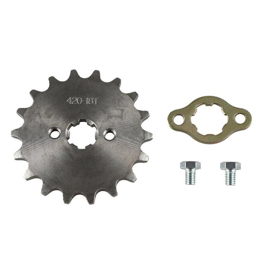 420 18T Front Engine Sprocket 17Mm Id For 50Cc-125Cc 140 150Cc Pit Dirt Bike