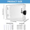 Thermostat Lock Box Heavy Duty Wall-Mounted Guard Lock Box for Thermostat on Wall for Home Office Restaurant Hotel School