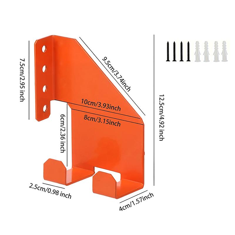 Kettensägen Wandhalter Halter Schwerlast Organizer Kettensägenständer Haken für Garage Schuppen Effiziente Werkzeugaufbewahrungslösung