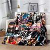 D HD Bruno Mars Morbida Coperta di Flanella Calda Accogliente Peluche Coperta per Soggiorno Camera da Letto Divano Picnic Bambini
