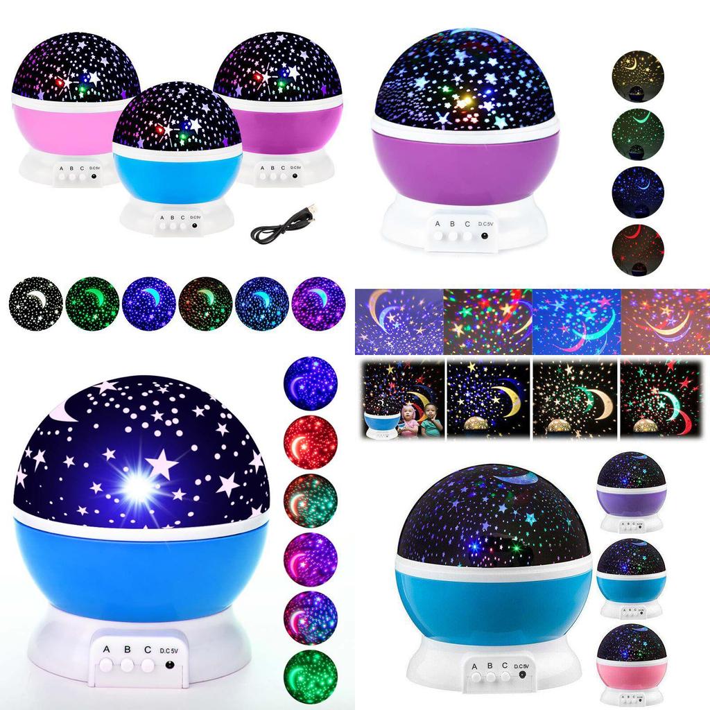 Starry Night Light Projector Create A Celestial Atmosphere In Your Room