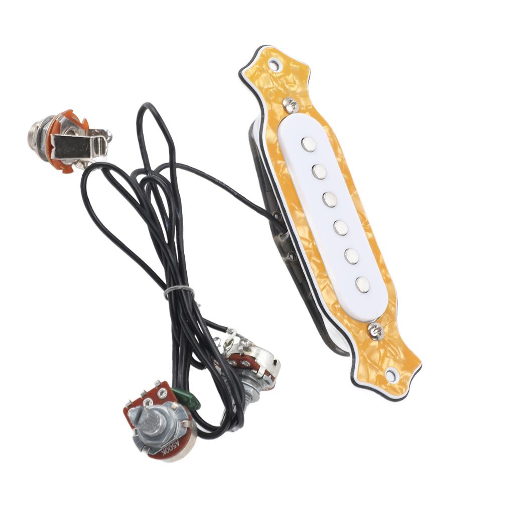6 St  Single Coil Pickup Prewired Electric Guitar Pickup Replacement with Volume and   Controls