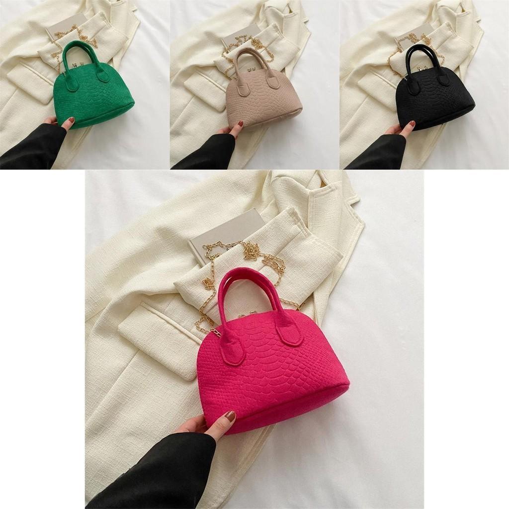 Chic And Modern 2023 Spring Korean Style Felt Fabric Shell Bag Elegant And Versatile Crossbody Bag For Women