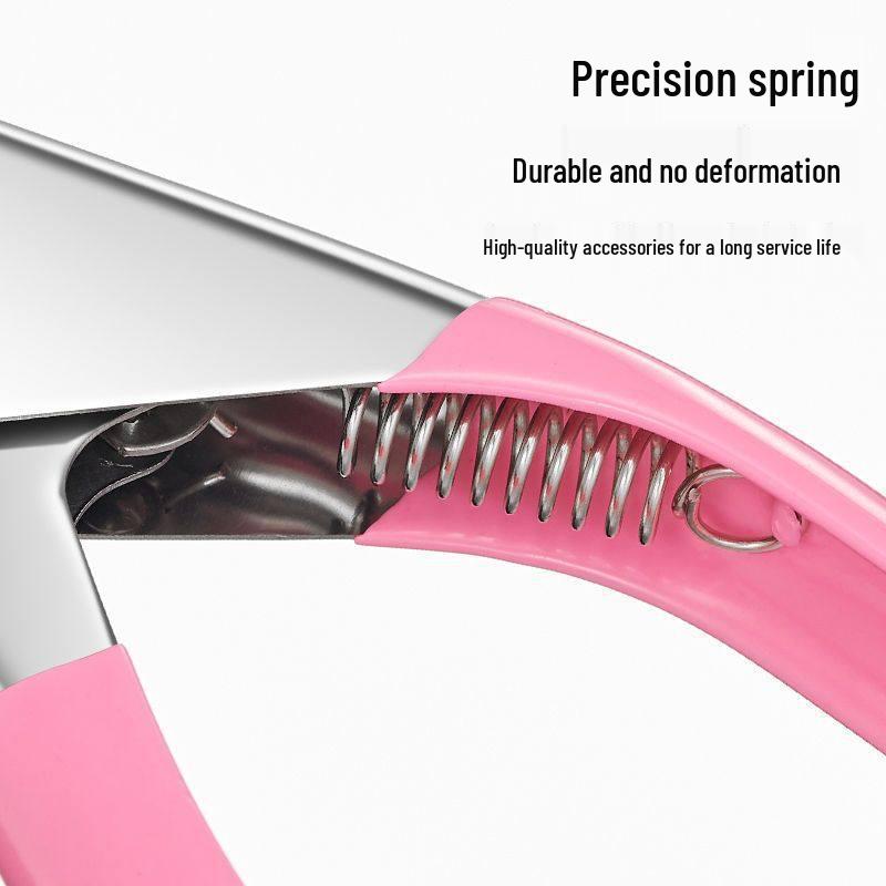 U-Shaped Nail Clippers and File for Gel Extensions - Salon-Quality Manicure Tool Set
