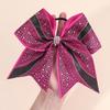 Glitter Rhinestone Large Bow Hair Band For Girls Women Sweet Shiny Crystal Rubber Bands Hair Elastics Daily Party Accessories