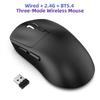 Gaming Mouse with 2.4GCelsius 5.4CelsiusWired Three Modes Connectivity 6 Key 6400DPI for Desktop Laptop