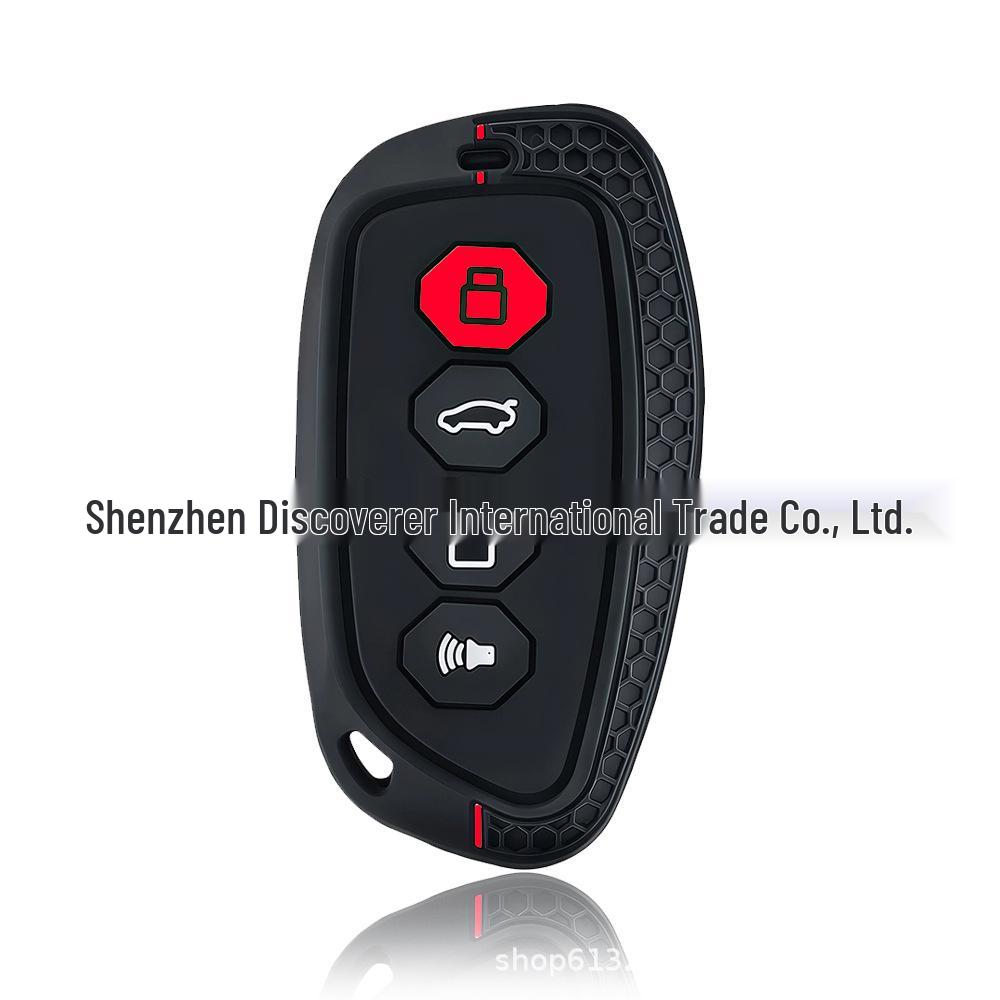 Silicone Key Cover for Haval Shenshou & 2nd Gen Big Dog Xiaolong MAX (4-Button)