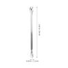 2 Pcs Stainless Steel Sampling Experiment Double-Head Spatula Set - 304 Stainless Steel Lab Tools for Powder Mixing and Precision Sampling