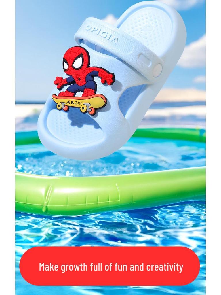 Letnie klapki dziecięce EVA 2025: Antypoślizgowe, Grube Sandały dla Chłopców