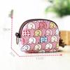 Portable Vintage Printed Coin Purse Cat Canvas Women Wallet Pouch Storage Bag Zipper Change Money Organizers Gift