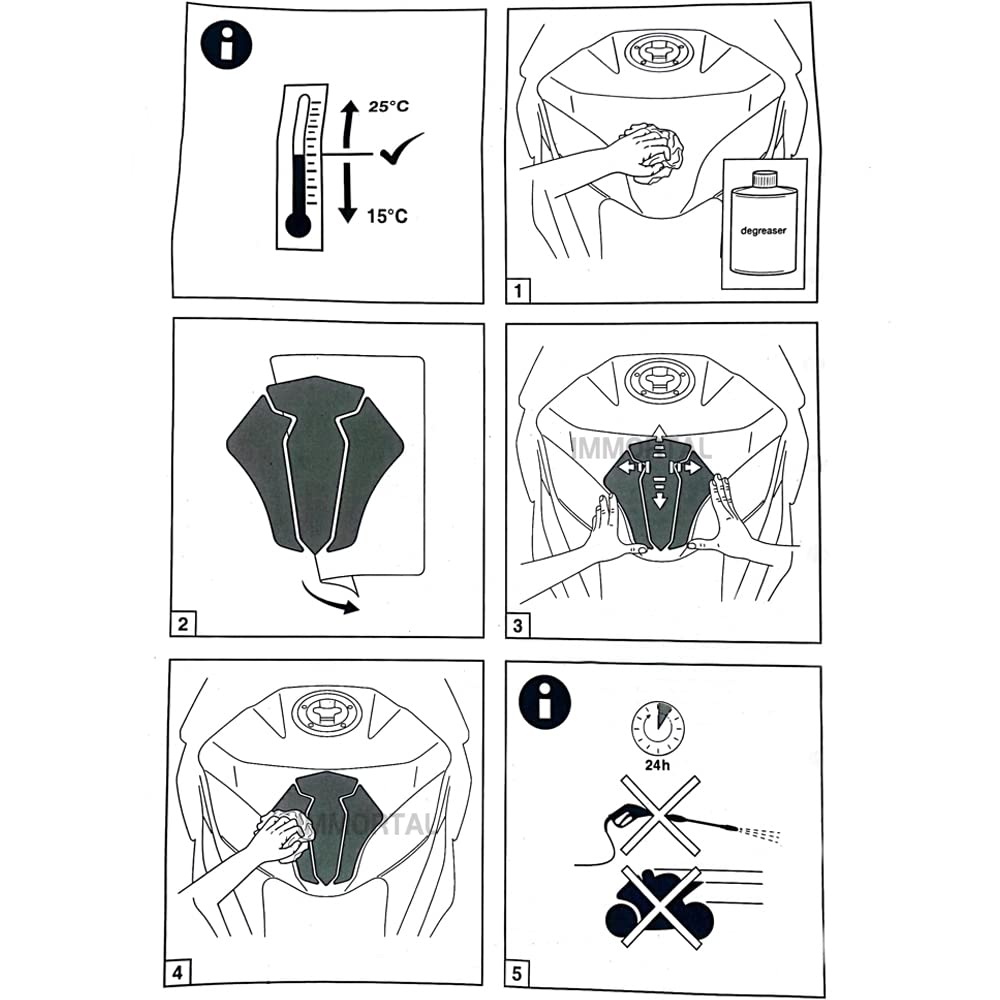 Wodpice Motorcycle Fuel Tank Protector for GSX-S1000GT 2022 2023, Waterproof Fuel Tank Side Traction Pad, Anti-Slip Fuel Tank Sticker