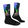 Arcane Vi und Jinx Anime Strümpfe Herren Socken Weich Atmungsaktiv Lustige Socken Frühling Skateboard Rutschfest Kundenspezifische Socken Geburtstagsgeschenk