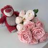 7-Head Imperial Concubine Rose Bouquet: Wedding, Table, Aisle, and Hotel Decor Simulation