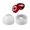 Candle Cup Silicone Mold 3D Christmas Apple Shape Storage Box Molds DIY Aromatherapy Gypsum Candle Jar Jewelry Box Molds