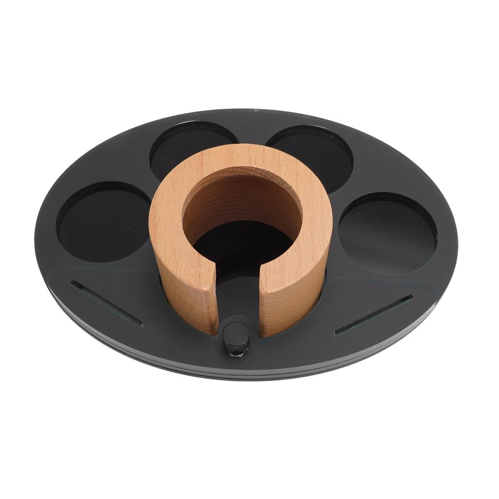 Coffee Tamping Station Organizer Coffee Portafilter Holder for 51mm 53mm 54mm 58mm Portafilter