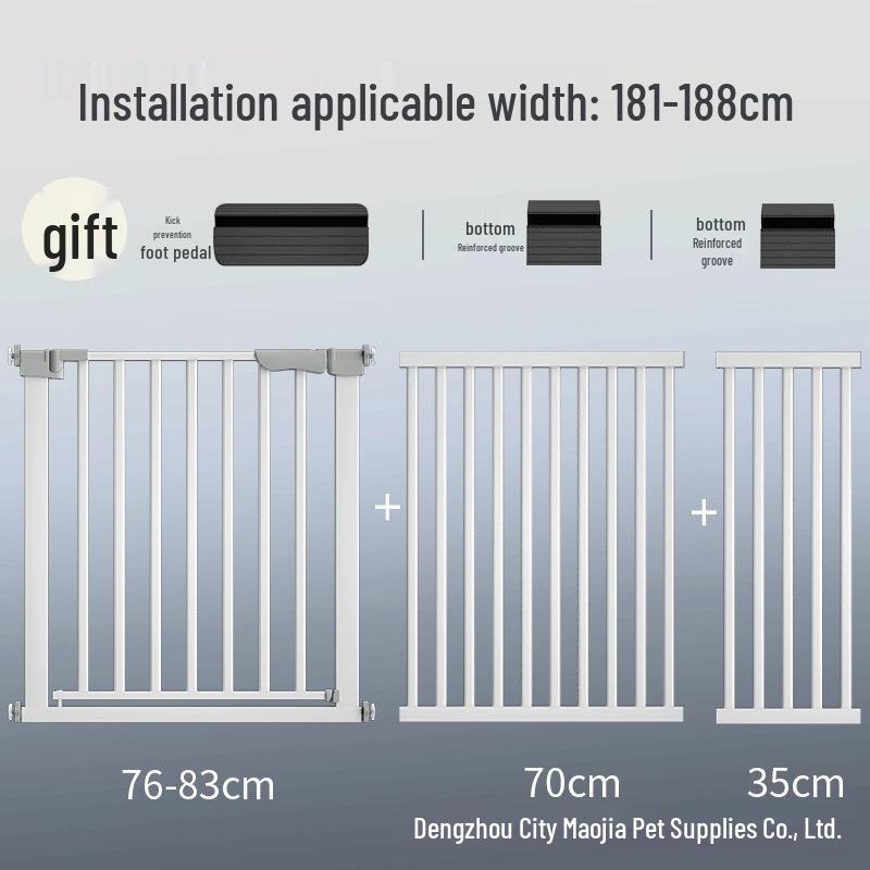 Indoor Pet Gate & Stairway Guard - No Drill Dog Fence & Playpen