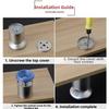 4pcs Stainless Steel Cabinet Legs Furniture Legs Support Legs Adjustable Height For Coffee Tables Sideboards Easy Installation